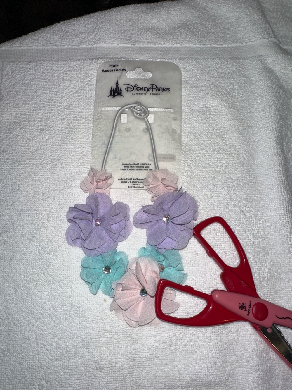DISNEYPARKS TODDLER’s Pastel Floral Elastic Headband Hair Accessory
